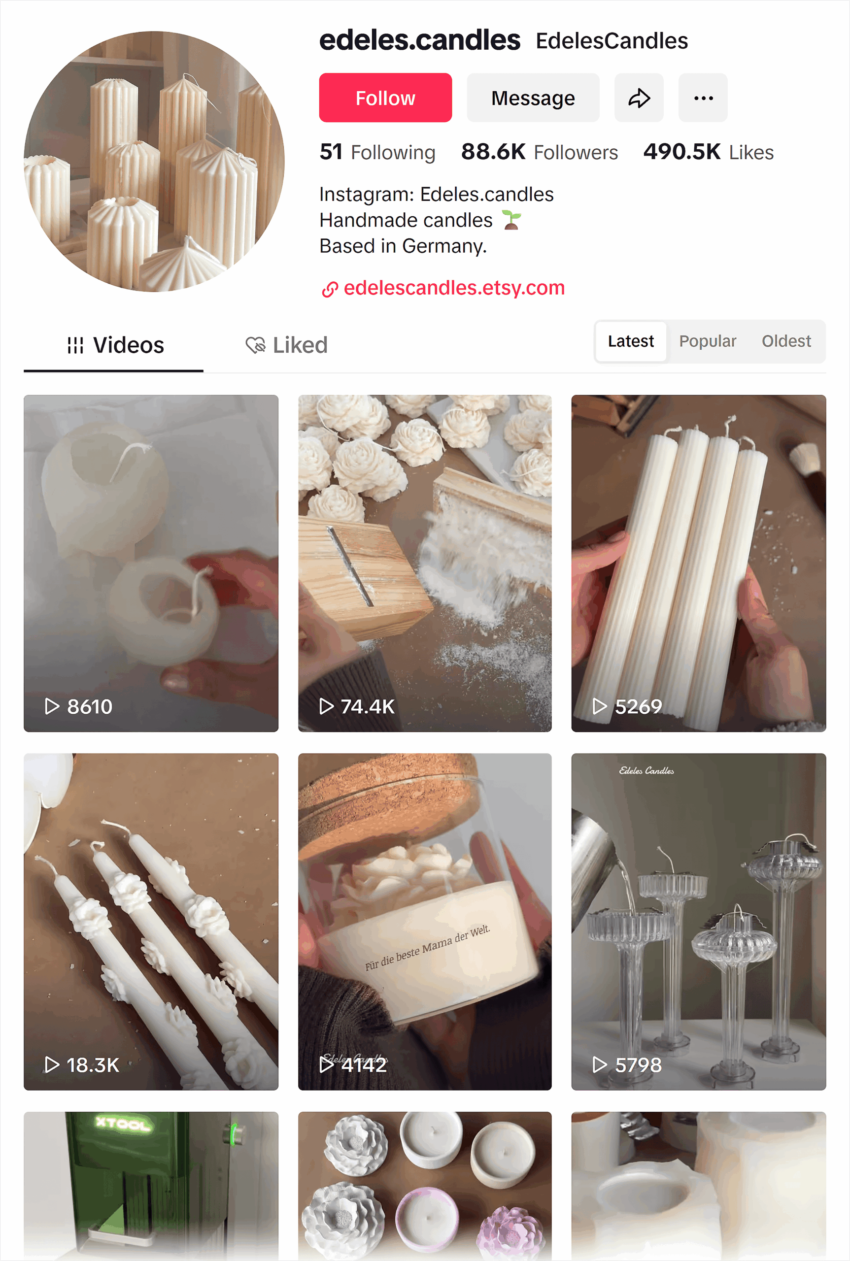 tiktok edeles candles videos ysIitN scaled | Craig Hordlow
